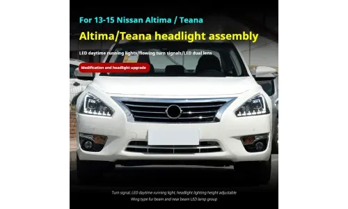 Фары передние LED с ходовыми огнями для Nissan Teana/Altima (2013-2015), комплект, комплект, FT Carlight Carlight — фото 5