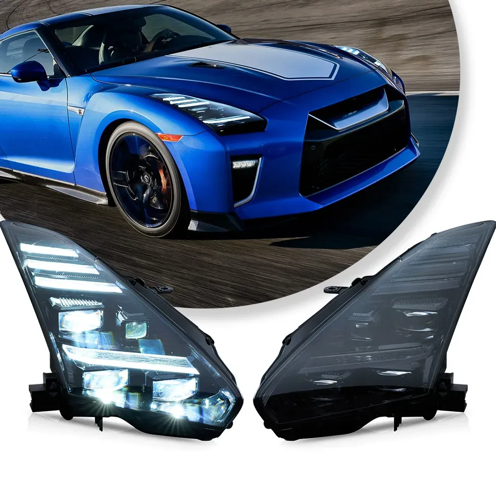 Фары VLAND LED проекторы высокой интенсивности для Nissan GT-R R35 (2008-2023) — фото 2