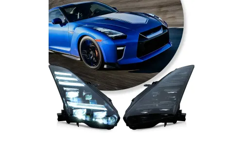Фары VLAND LED проекторы высокой интенсивности для Nissan GT-R R35 (2008-2023) — фото 2