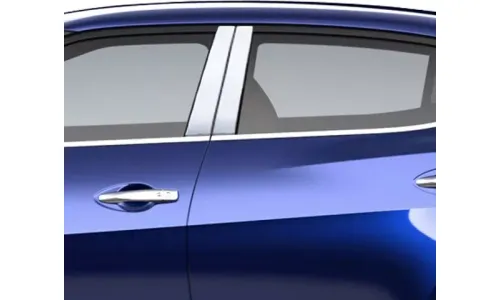 Накладки на стойки дверей 4шт. для Nissan Maxima 2016-2021 — фото 1