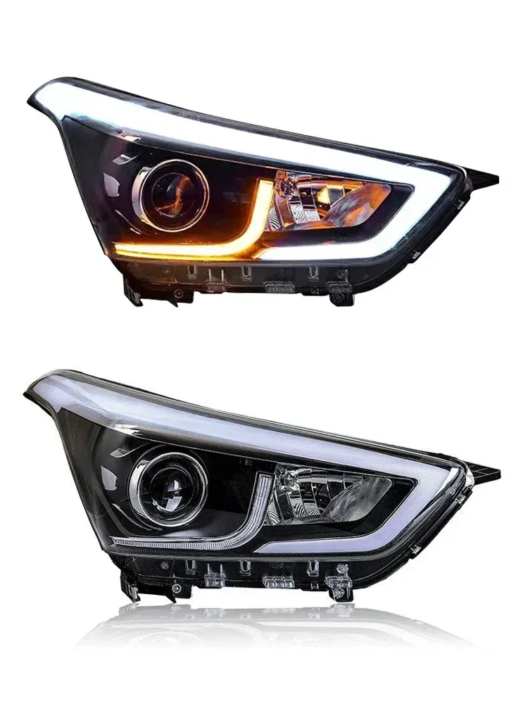 Фары передние LED с ходовыми огнями для Hyundai Creta IX25 (2014-2019), комплект, комплект, FT Carlight Carlight — фото 5