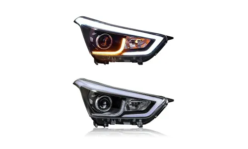 Фары передние LED с ходовыми огнями для Hyundai Creta IX25 (2014-2019), комплект, комплект, FT Carlight Carlight — фото 5