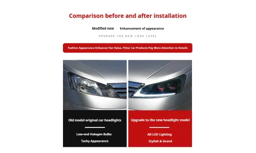 Фары Full LED проектор ДХО для Nissan NV200 (2010-2018), комплект, комплект, FT Carlight Carlight — фото 7