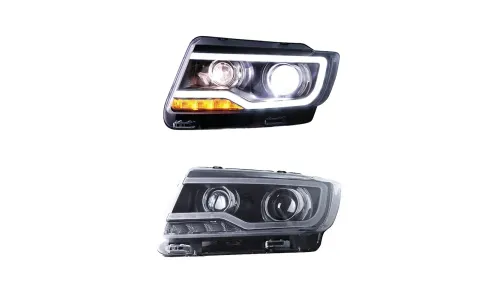 Фары передние LED с ходовыми огнями для Jeep Compass / Grand Cherokee (2011-2016), комплект, комплект, FT Carlight Carlight — фото 6