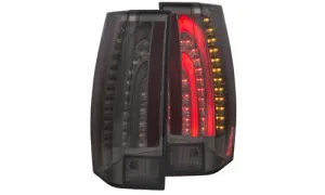 GMC Yukon XL 2500 2000-2013 задние фонари LED дымчатые G5 - Escalade Look, коплект, ANZO USA — фото 1