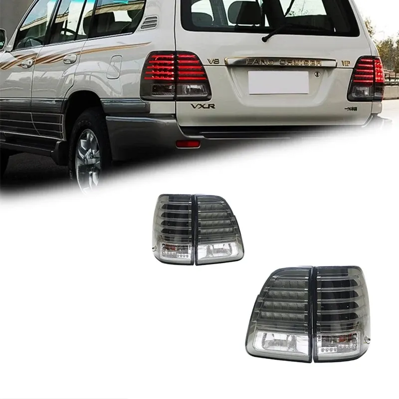 Задние LED-фонари динамический поворотник для Toyota Land Cruiser 100 (1998-2007), комплект, комплект, FT Carlight Carlight — фото 2