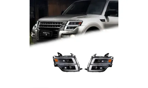 Фары передние LED с ходовыми огнями для Mitsubishi Pajero V93/V97 (2009-2021), комплект, комплект, FT Carlight Carlight — фото 1