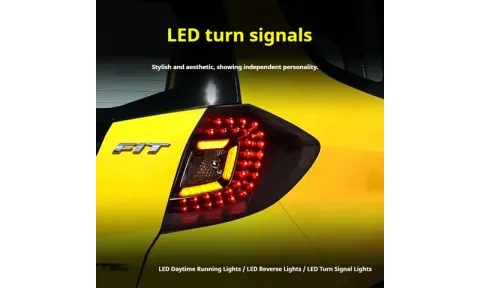 Задние LED-фонари динамический поворотник для Honda Fit Jazz (2008-2013), комплект, FT Carlight — фото 4