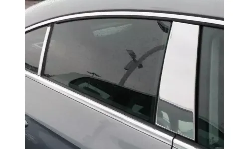 Накладки стоек дверей из нержавеющей стали 4 шт отделка двери QAA для VW CC 2009-2017 — фото 1