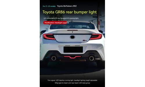Задний LED-фонарь динамический поворотник для Toyota GR86 / Subaru BRZ (2020-2023), комплект, комплект, FT Carlight Carlight — фото 5