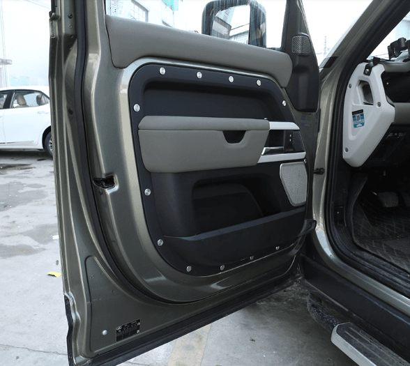 Заглушки болтов дверей Land Rover Defender, серебристый — фото 2