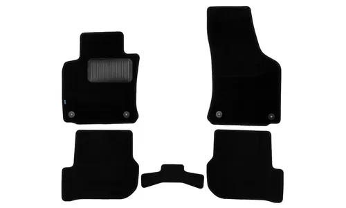 Коврики в салон Klever Premium SKODA Octavia 2008-2013, седан, 5 шт.(текстиль) / Шкода Октавия — фото 1