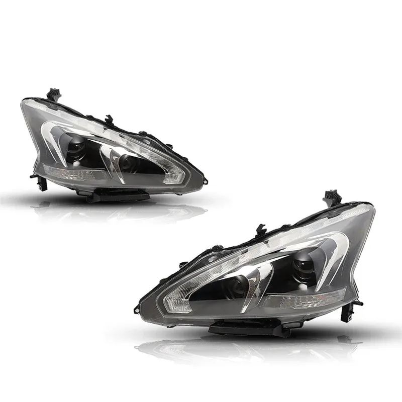 Фары передние LED с ходовыми огнями для Nissan Teana/Altima (2013-2015), комплект, комплект, FT Carlight Carlight — фото 6