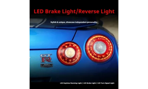 Задние LED-фонари динамический поворотник для Nissan GT-R (2008-2023), комплект, комплект, FT Carlight Carlight — фото 4