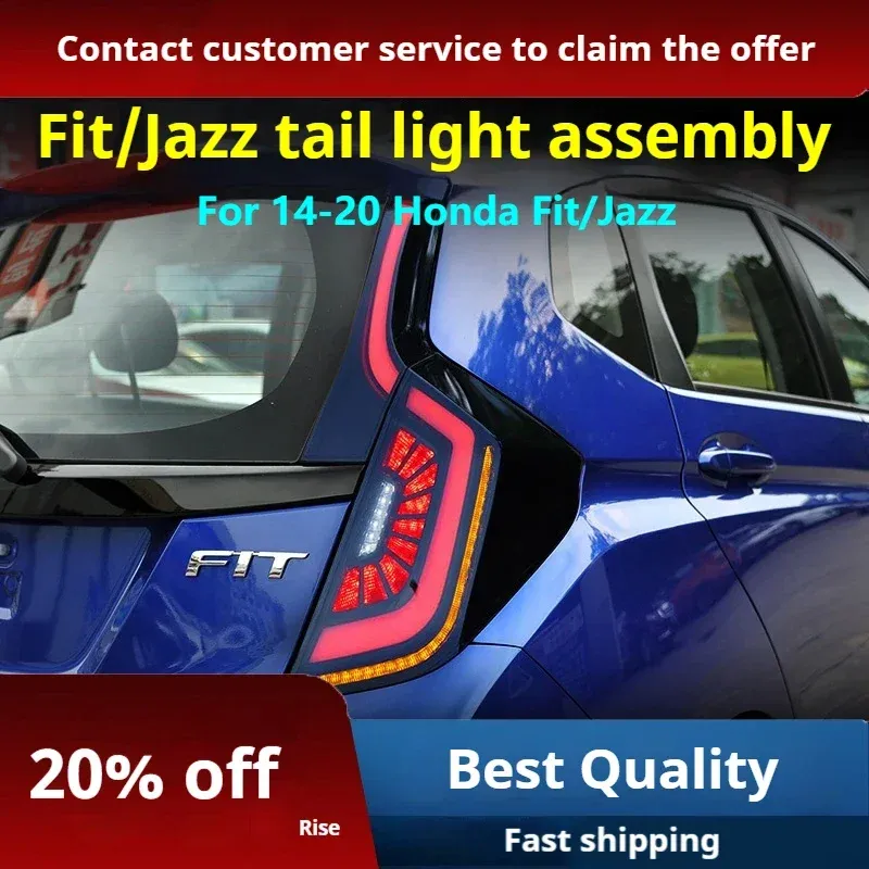 Задние LED-фонари динамический поворотник для Honda Fit GK5 (2014-2020), комплект, комплект, FT Carlight Carlight — фото 2