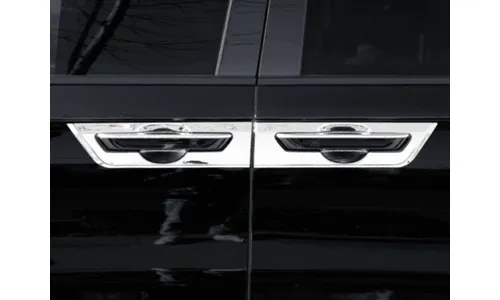 Накладки под ручки дверей Kia Carnival 2021-, хром — фото 2