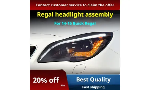 Фары передние LED с ходовыми огнями для Buick Regal / Opel Insignia (2014-2016), комплект, комплект, FT Carlight Carlight — фото 2