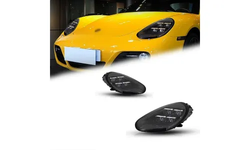 Фары передние LED с ходовыми огнями для Porsche Cayman 987 (2009-2012), комплект, комплект, FT Carlight Carlight — фото 1