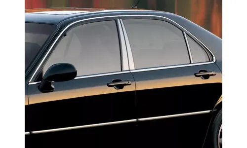 Накладки стоек дверей из нержавеющей стали 6 шт отделка окон QAA для Acura RL 1996-2001 — фото 1