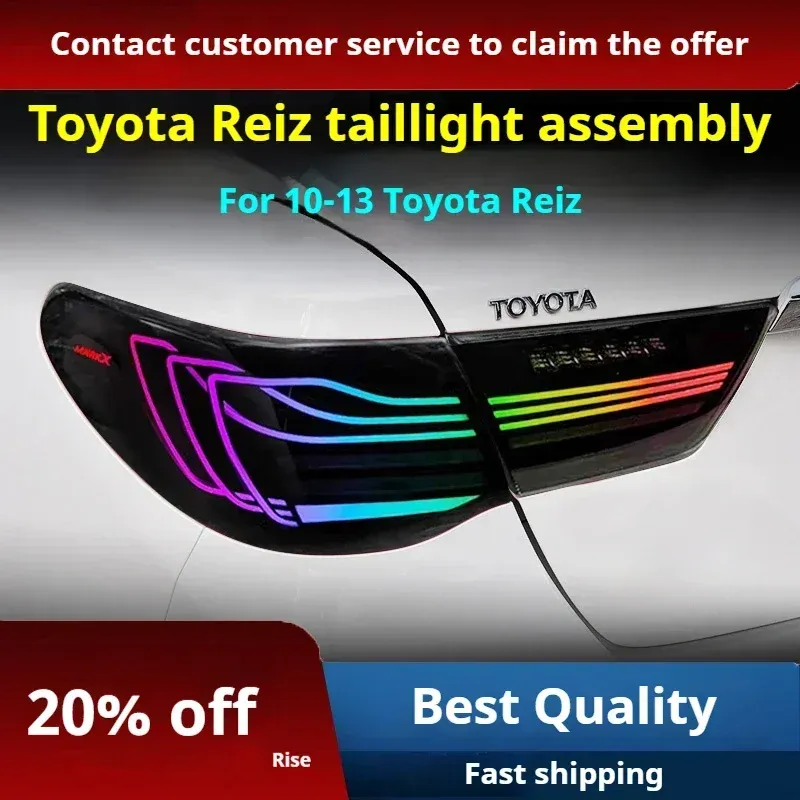 Задние LED-фонари RGB динамический поворотник для Toyota Reiz Mark X (2010-2013), комплект, комплект, FT Carlight Carlight — фото 3
