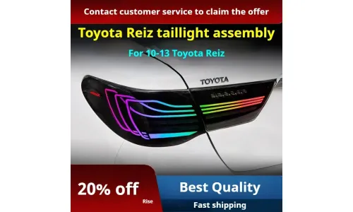 Задние LED-фонари RGB динамический поворотник для Toyota Reiz Mark X (2010-2013), комплект, комплект, FT Carlight Carlight — фото 3