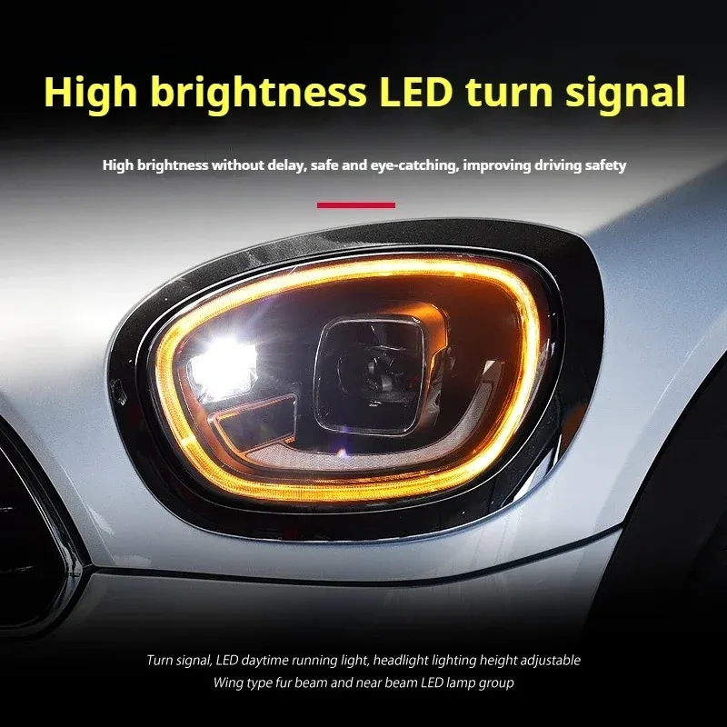 Фары передние LED с ходовыми огнями для Mini Countryman F60 (2017-2023), комплект, комплект, FT Carlight Carlight — фото 3