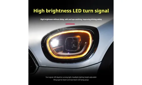 Фары передние LED с ходовыми огнями для Mini Countryman F60 (2017-2023), комплект, комплект, FT Carlight Carlight — фото 3