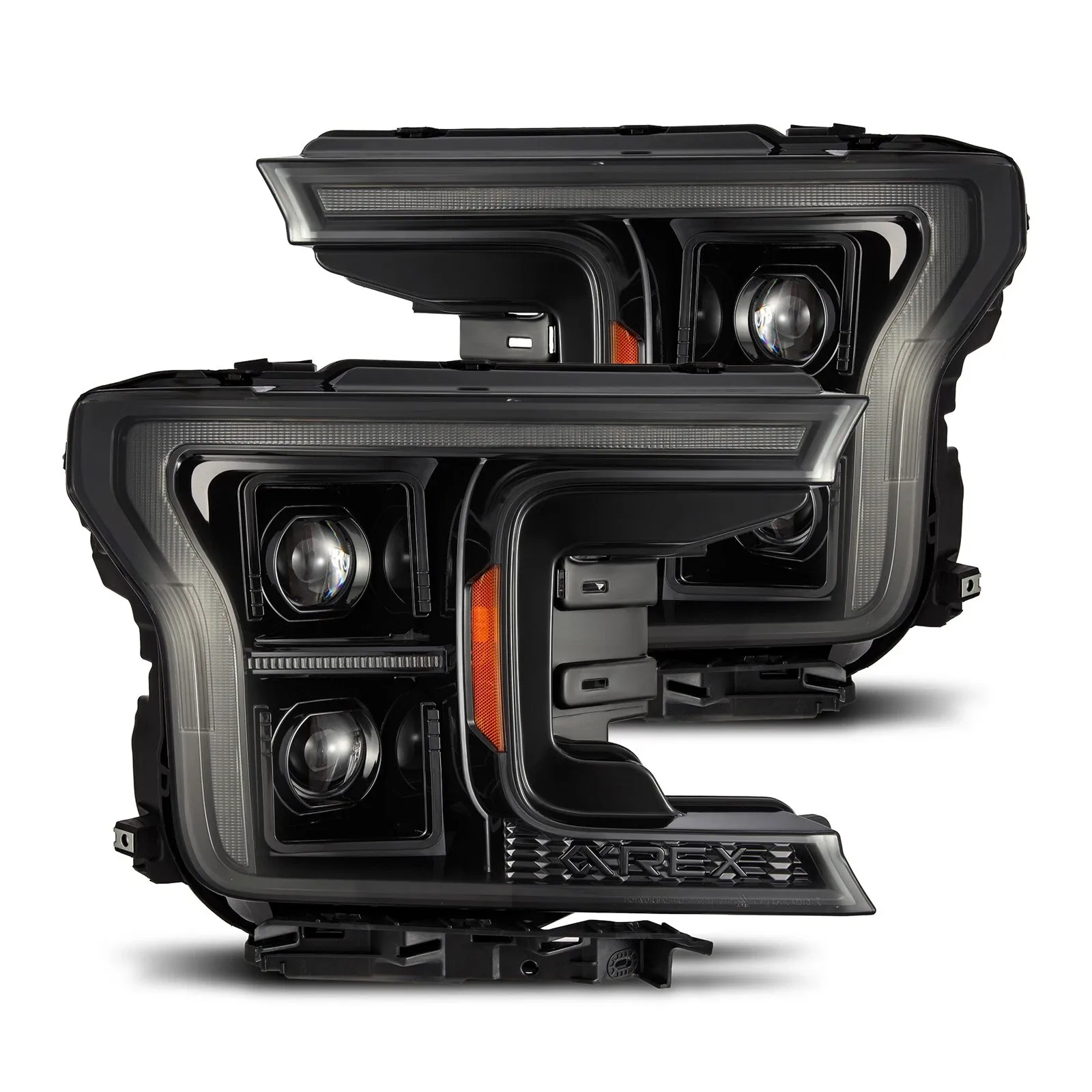 Фары светодиодные Luxx G2 Alpha-Black для Ford F-150 XL/XLT 2018–2020, AlphaRex — фото 2