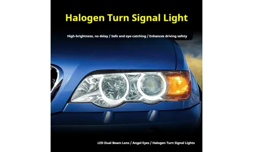 Фары передние LED с ходовыми огнями для BMW X5 E53 (1998-2003), комплект, комплект, FT Carlight Carlight — фото 3