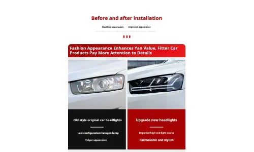 Фары Full LED проектор ДХО для Chevrolet Captiva (2011-2018), комплект, комплект, FT Carlight Carlight — фото 7