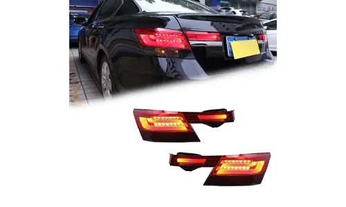 Задние LED-фонари динамический поворотник для Honda Accord 8 (2008-2013), комплект, комплект, FT Carlight Carlight — фото 2