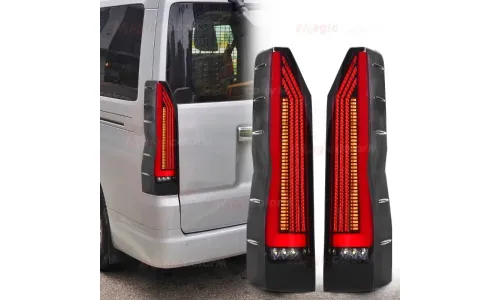 Задние LED-фонари динамический поворотник для Toyota Hiace (2019-2025), комплект, комплект, FT Carlight Carlight — фото 1