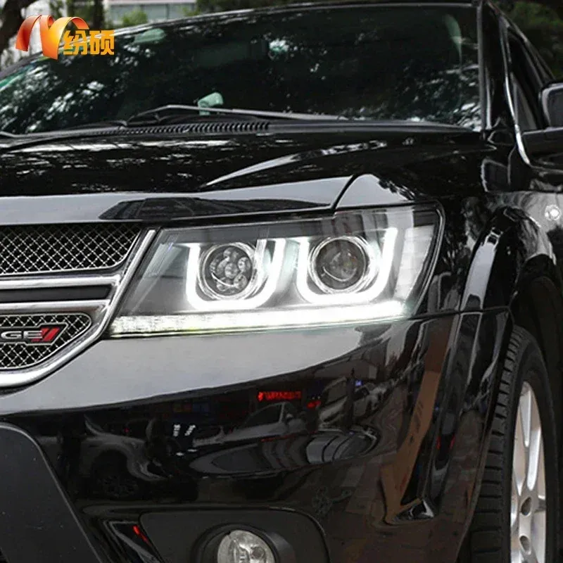 Фары передние LED с ходовыми огнями для Dodge Journey/Freemont (2009-2016), комплект, комплект, FT Carlight Carlight — фото 5