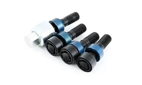 Секретки для колес Porsche Wheel Bolts, Black, оригинал — фото 1