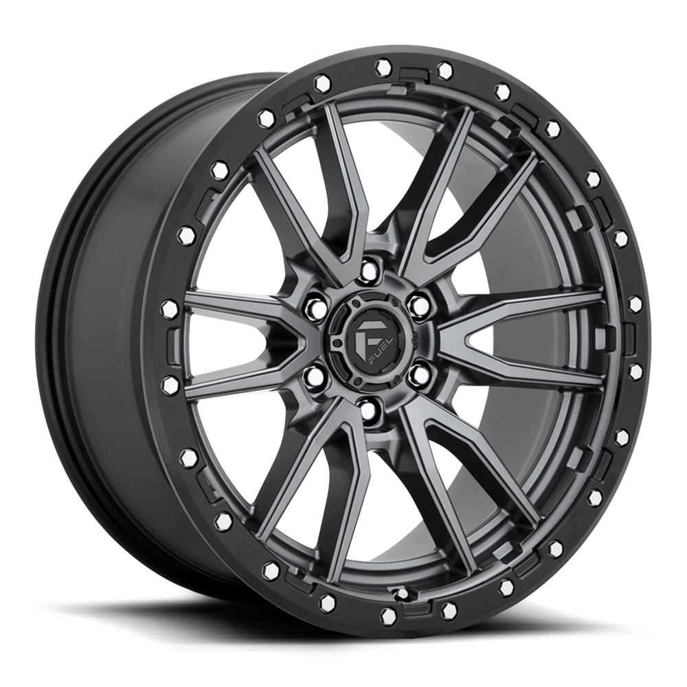 Диск колесный R18x9 Rebel D680 Матовый Антрацит Fuel Off-Road — фото 1