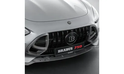 Комплект глянцевых карбоновых вставок решетки Brabus для Mercedes-AMG GT C192 — фото 3