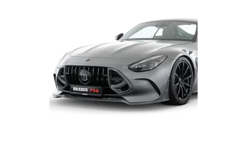 Комплект глянцевых карбоновых вставок решетки Brabus для Mercedes-AMG GT C192 — фото 4