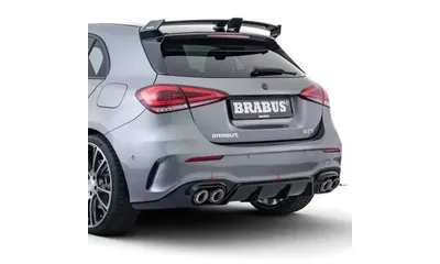 Задний диффузор BRABUS с четырьмя насадками для Mercedes-Benz A-Класса W177 — фото 1