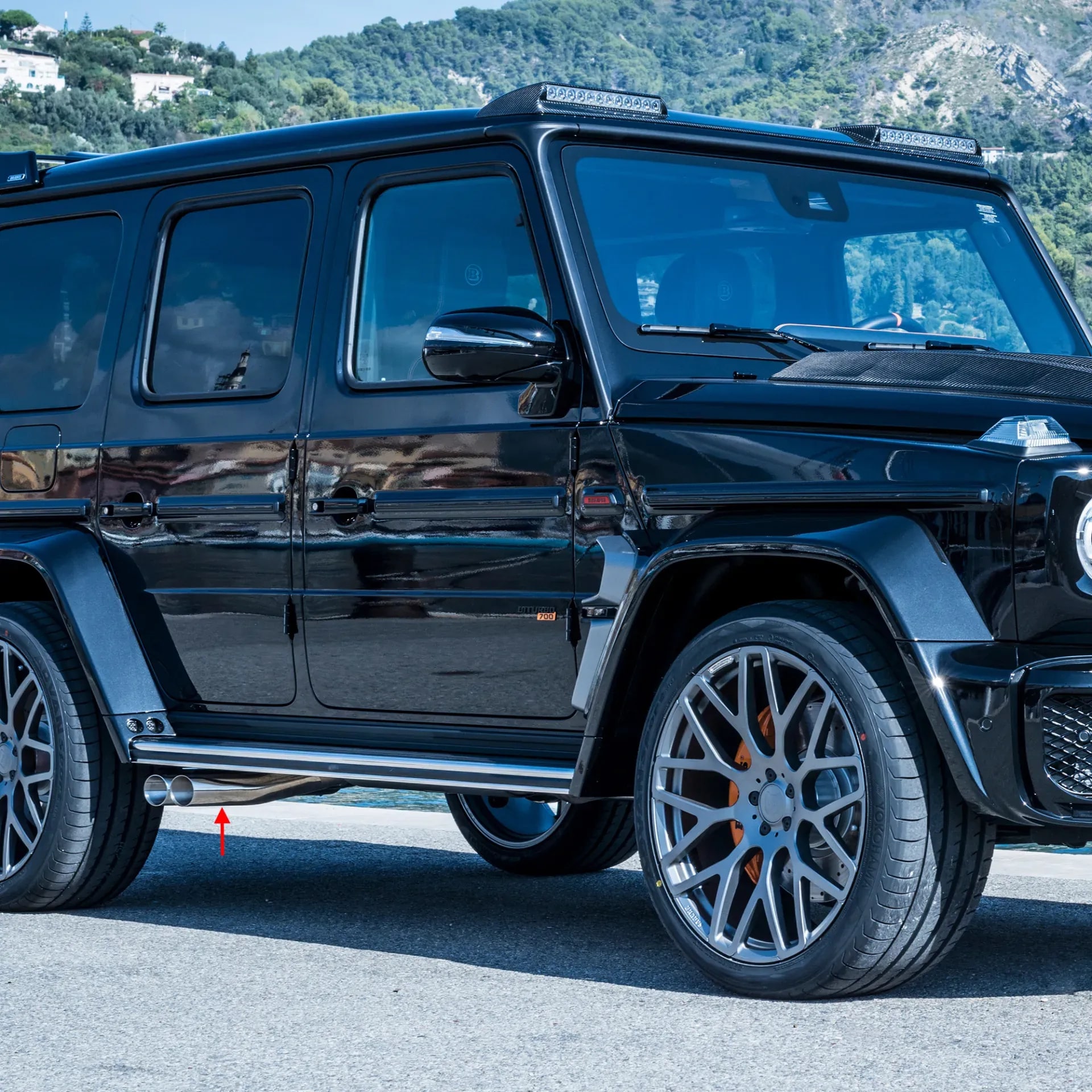 Клапанная выхлопная система BRABUS для Mercedes-AMG G 63 W463A, хром — фото 3