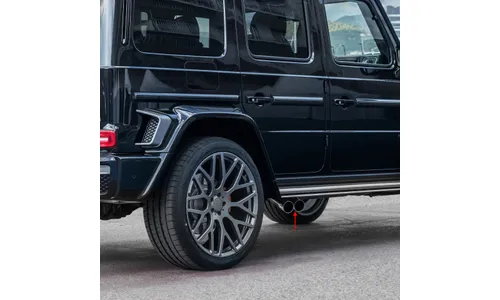 Клапанная выхлопная система BRABUS для Mercedes-AMG G 63 W463A, хром — фото 1