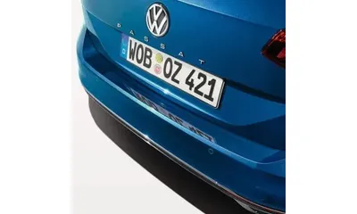 Защитная пленка заднего бампера Volkswagen Passat B8 Variant, прозрачная — фото 1