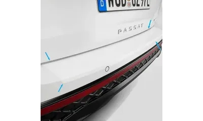 Защитная пленка заднего бампера Volkswagen Passat B9 Variant, прозрачная — фото 1