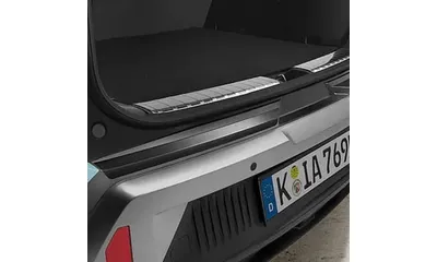 Черная защитная пленка заднего бампера Kia EV3, кроме GT-Line — фото 1