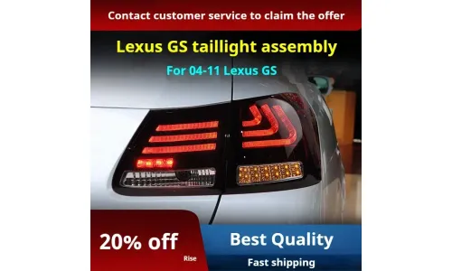 Задние LED-фонари динамический поворотник для Lexus GS (2004-2011), комплект, комплект, FT Carlight Carlight — фото 3