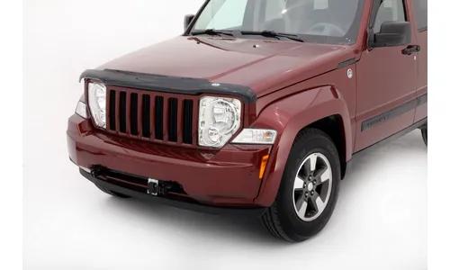 Дефлектор капота AVS для 2008-2012 Jeep Liberty Bugflector II, дымчатый — фото 1