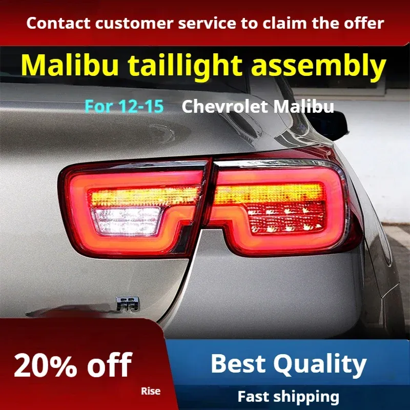 Задние LED-фонари динамический поворотник для Chevrolet Malibu (2012-2015), комплект, комплект, FT Carlight Carlight — фото 2