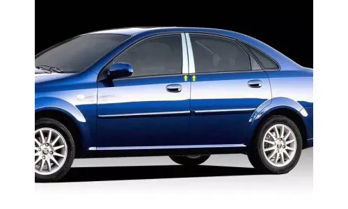 Накладки стоек дверей из нержавеющей стали 4 шт отделка двери QAA для Suzuki Forenza 2004-2007 — фото 1