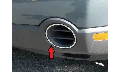 CHRYSLER PACIFICA 2004-2008 ПОЛИРОВАННАЯ НЕРЖАВЕЮЩАЯ ХРОМИРОВАННАЯ ПЕРЕДНЯЯ ВЕНТИЛЯЦИОННАЯ ОТДЕЛКА 2 ШТ — фото 1