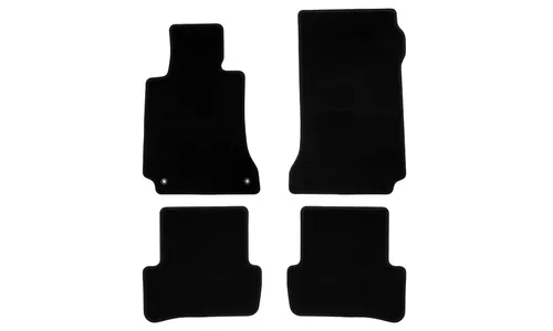 Коврики в салон Klever Econom MERCEDES-BENZ C-Class W204 АКПП 2006-2011, 2011-2015, седан, 4 шт. (текстиль) / Мерседес Бенц С класс — фото 1