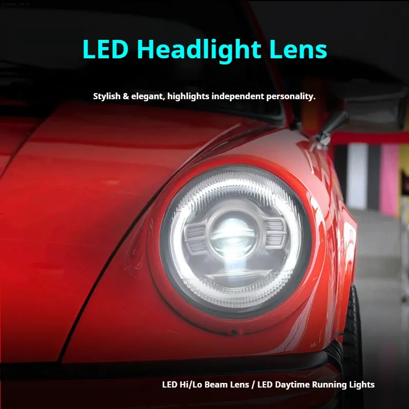Фары передние LED с ходовыми огнями для Porsche 993 (1993-1998), комплект, комплект, FT Carlight Carlight — фото 3